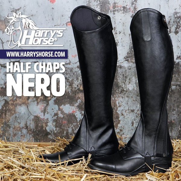 Harrys Horse -- Nero --Elastik Stiefelschaft / Chaps