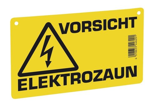 Kerbl Warnschild – Vorsicht Elektrozaun