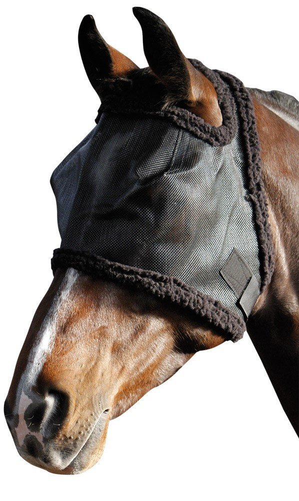 Harrys Horse Fliegenschutzmaske ohne Ohren, schwarz