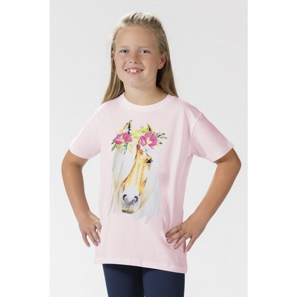 HKM Kinder T-Shirt -Flower Horse-