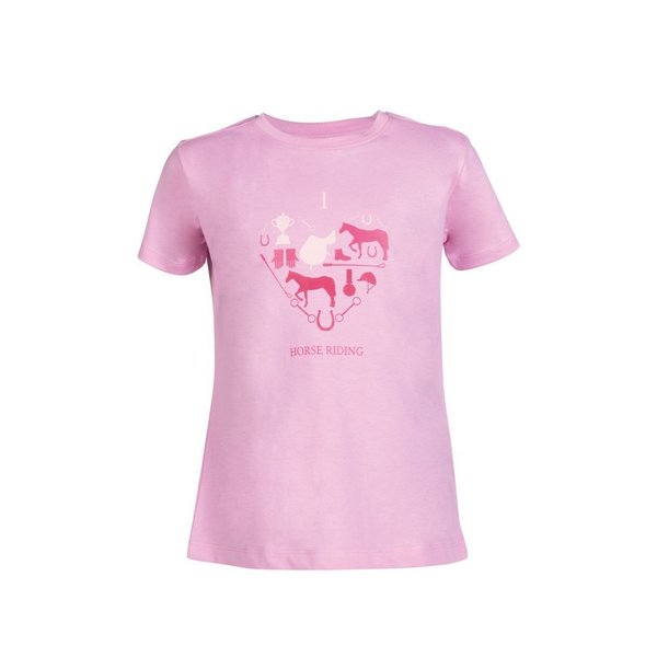 HKM Kinder T-Shirt -I love horse riding-